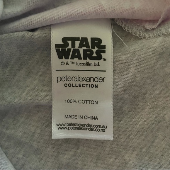 NWT Peter Alexander Star Wars Princess Leia Graphic Shirt Small - Picture 8 of 11